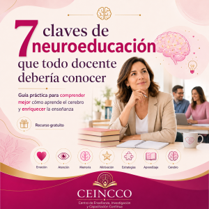 Portada de la guía 7 claves de neuroeducación que todo docente debería conocer